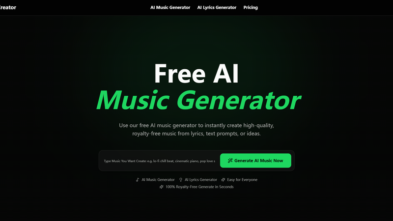 Free Music Creator AI - Product Image 1