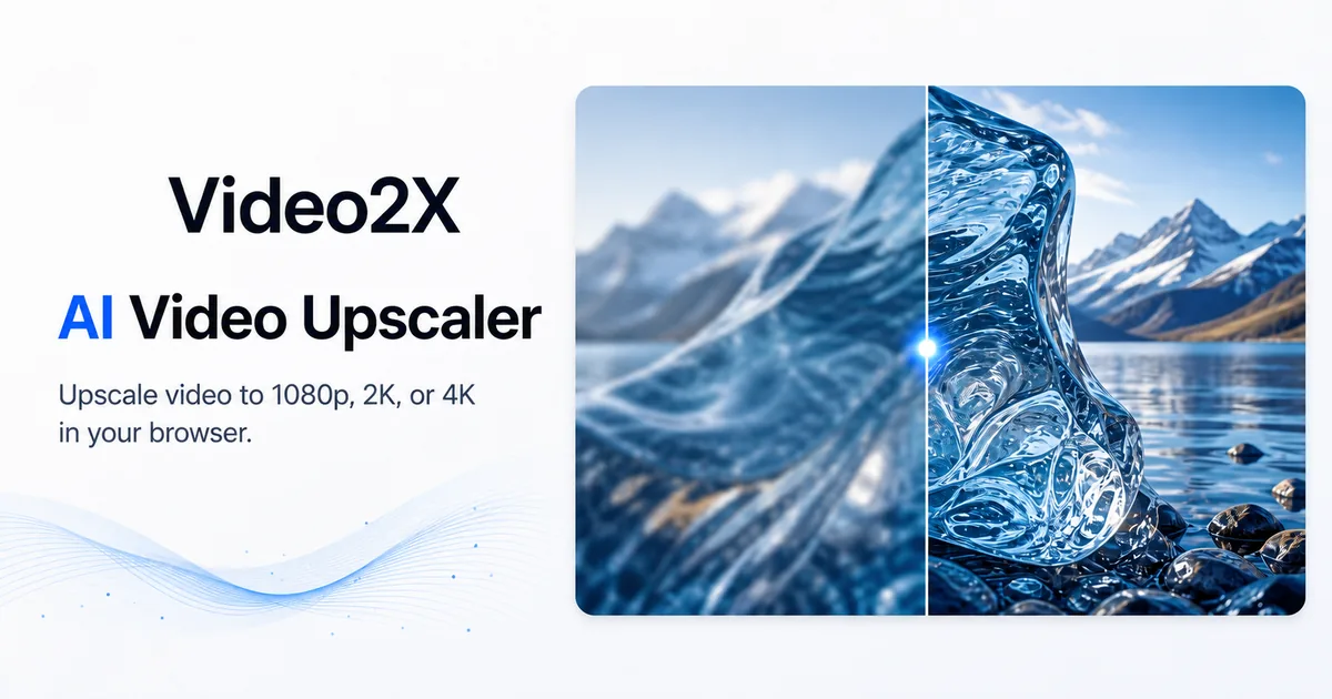 Video2X - Product Image 1