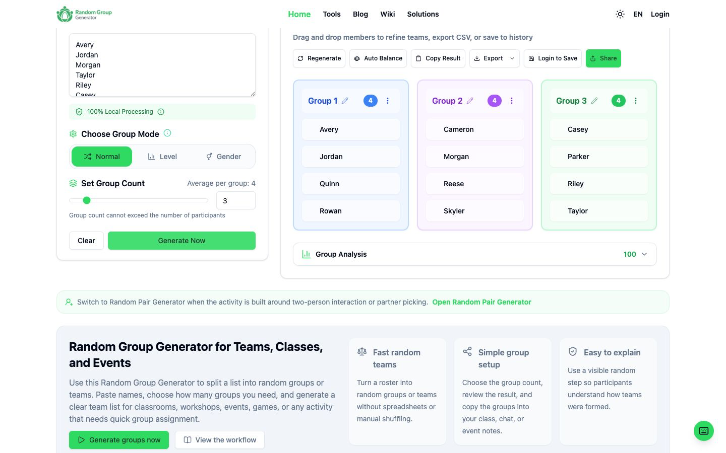 Random Group Generator - Product Image 2