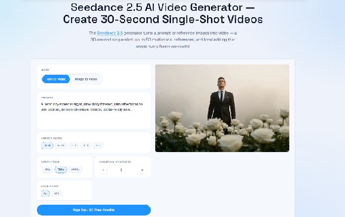 Seedance 2.5 - Product Image 1