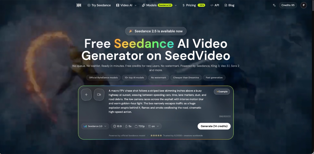 Seeddance.io - Product Image 1