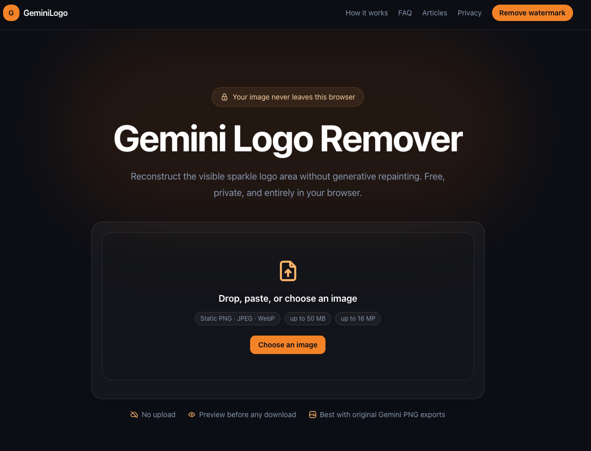 Gemini Logo Remover - Product Image 1
