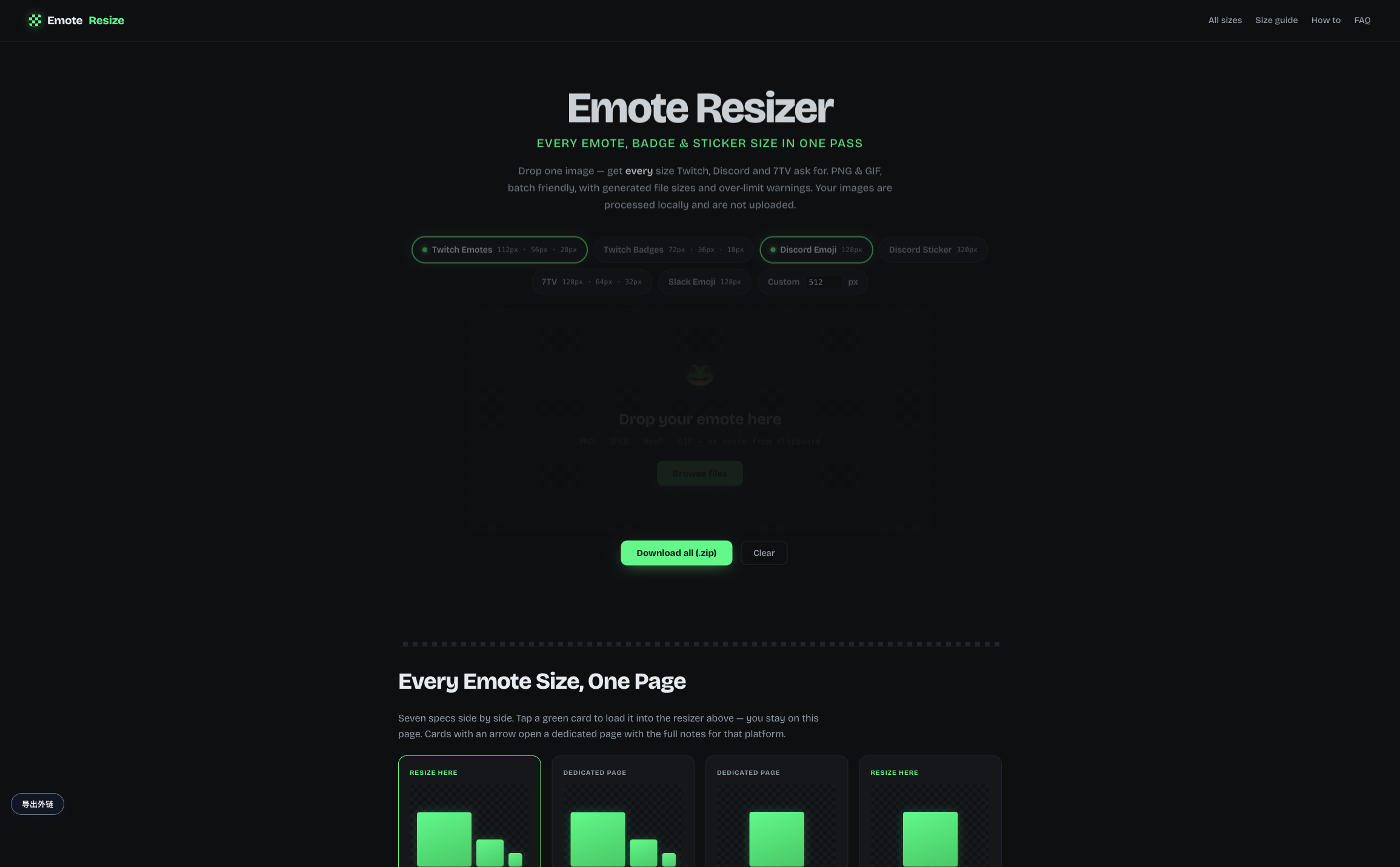 Emote Resizer - Product Image 1
