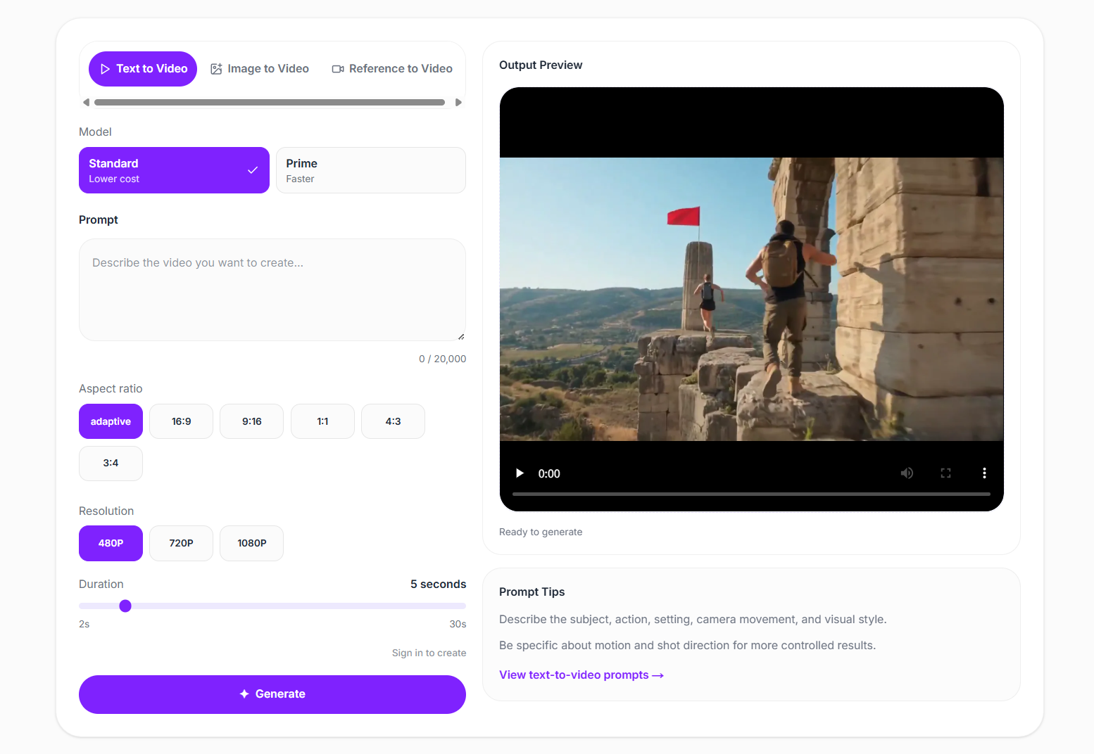Wan 3.0 AI Video Generator - Product Image 1