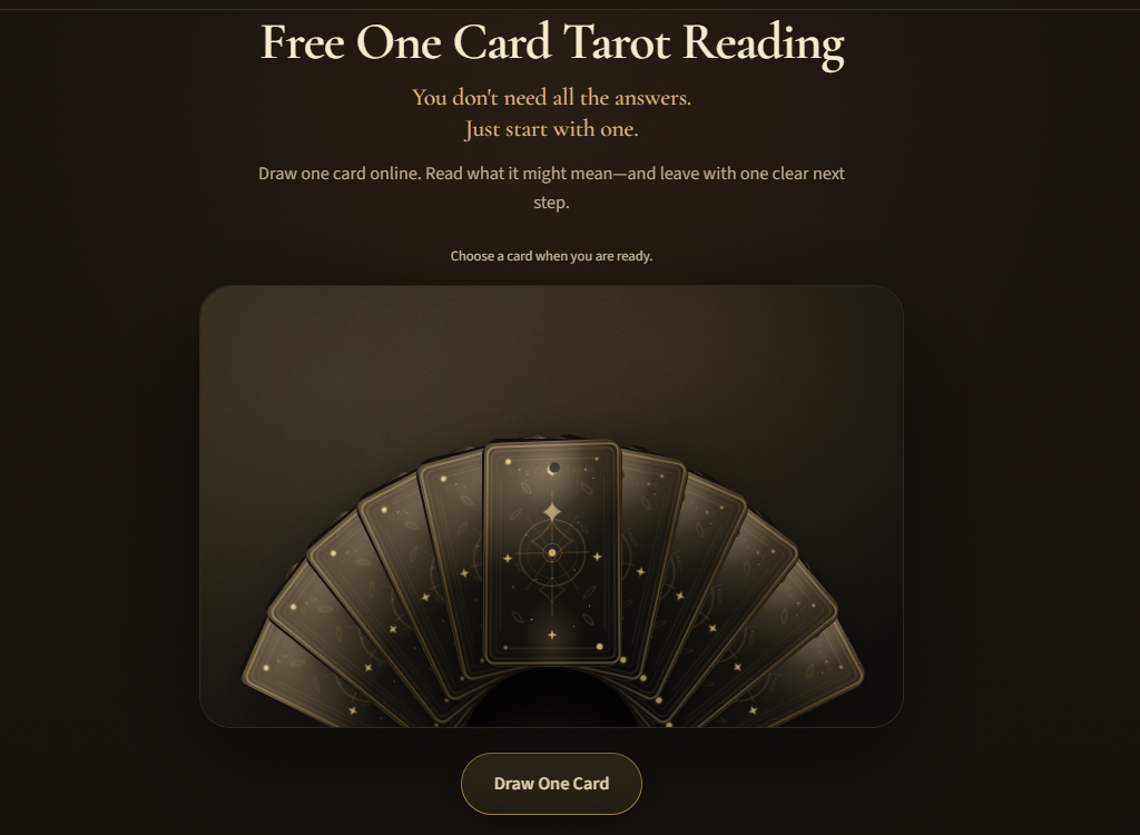 One Card Tarot - Product Image 1