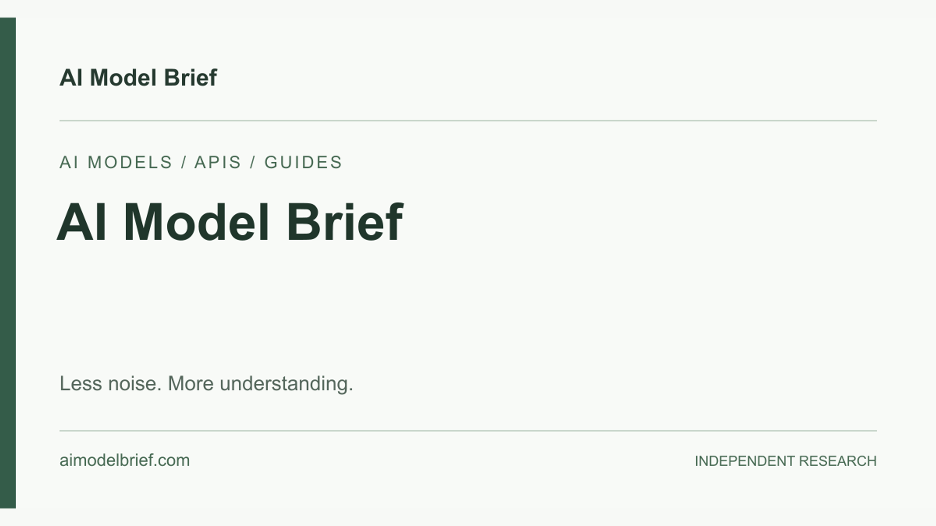 AI Model Brief - Product Image 1