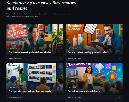 Seedance 2.5 AI Video Generator - Product Image 1